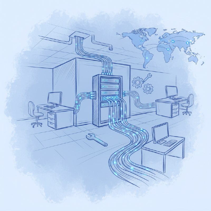 Проектирование и монтаж сетей СКС (ЛВС, ВОЛС)