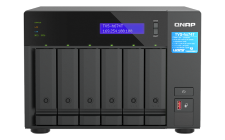 Сетевой RAID-накопитель TVS-h674T
