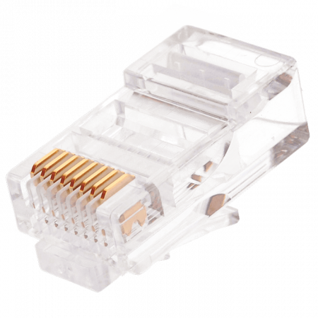 Коннектор RJ45/8P8C NIKOMAX NMC-RJ88RE06UD1-100 под витую пару неэкранированный, 100 шт